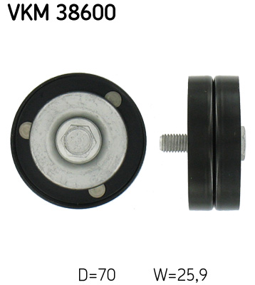 SKF Geleiderol (poly) V-riem VKM 38600