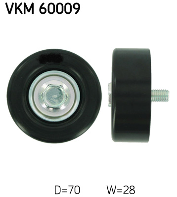 SKF Geleiderol (poly) V-riem VKM 60009