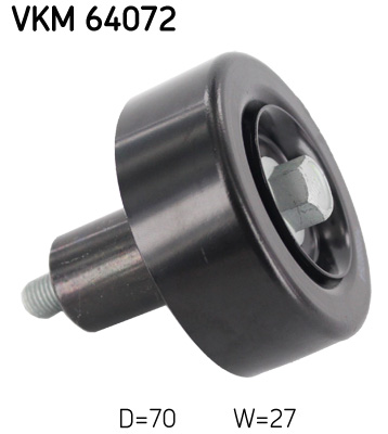 SKF Geleiderol (poly) V-riem VKM 64072