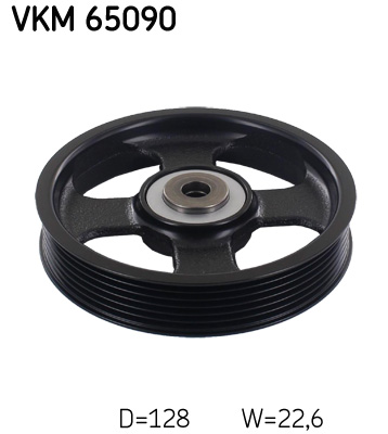 SKF Geleiderol (poly) V-riem VKM 65090