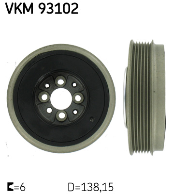 SKF Krukaspoelie VKM 93102