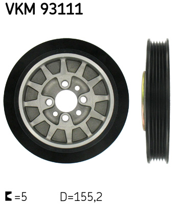 SKF Krukaspoelie VKM 93111