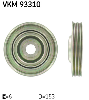 SKF Krukaspoelie VKM 93310