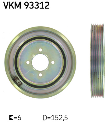 SKF Krukaspoelie VKM 93312