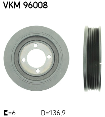 SKF Krukaspoelie VKM 96008