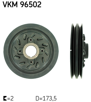 SKF Krukaspoelie VKM 96502