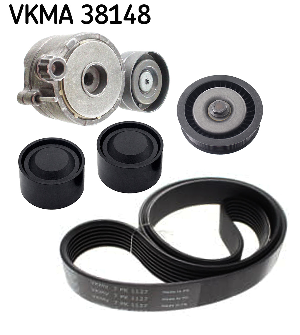 SKF Poly V-riem set VKMA 38148