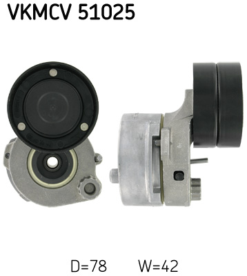 SKF Spanrol (poly) V-riem VKMCV 51025