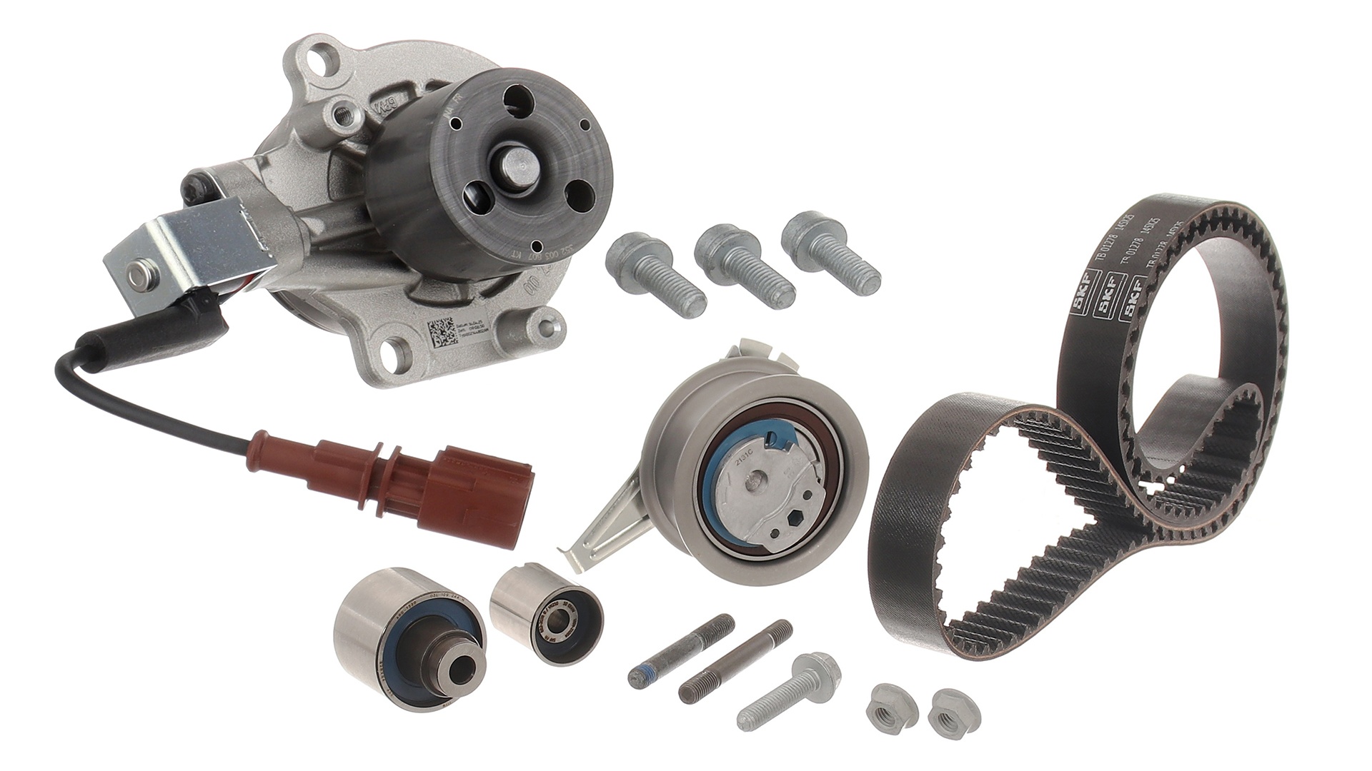 SKF Distributieriem kit inclusief waterpomp VKMC 01278