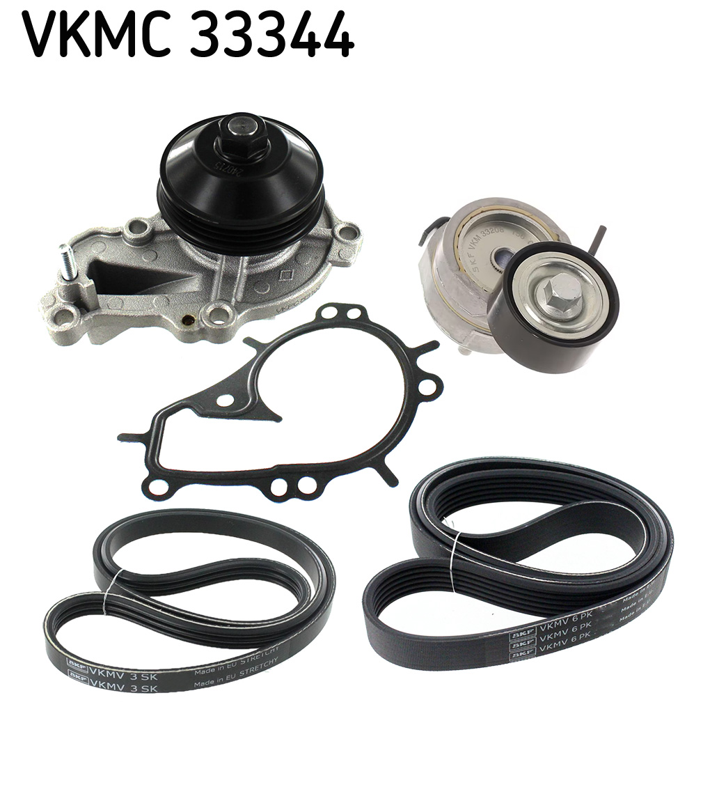 SKF Waterpomp + Multi V-riemset VKMC 33344