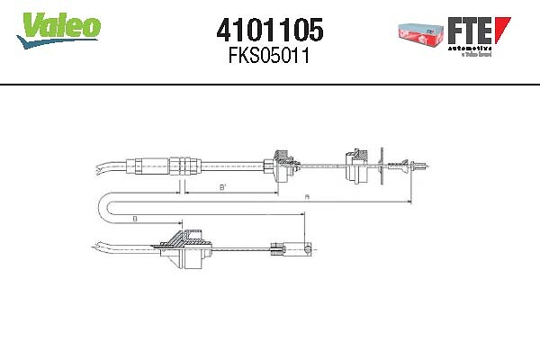 FTE Koppelingskabel 4101105