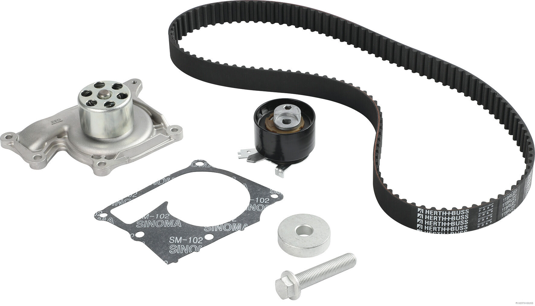 Herth+Buss Jakoparts Distributieriem kit inclusief waterpomp J1101010