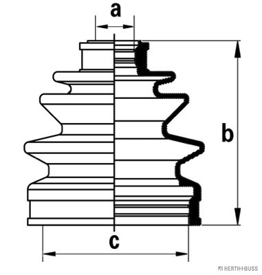 Herth+Buss Jakoparts Aandrijfashoes J2860501