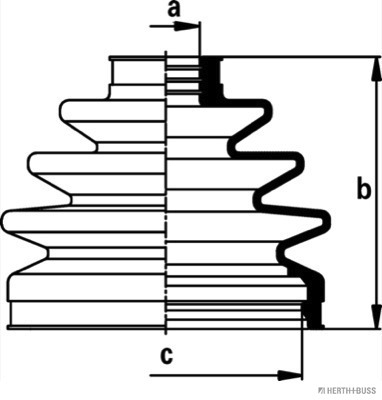 Herth+Buss Jakoparts Aandrijfashoes J2861030