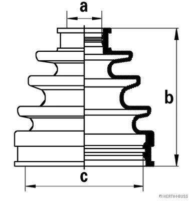 Herth+Buss Jakoparts Aandrijfashoes J2862001