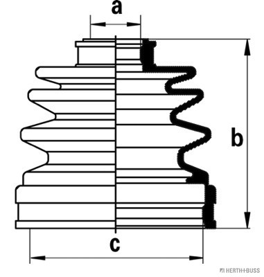 Herth+Buss Jakoparts Aandrijfashoes J2862003