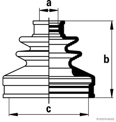 Herth+Buss Jakoparts Aandrijfashoes J2867013