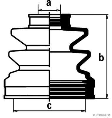 Herth+Buss Jakoparts Aandrijfashoes J2880502