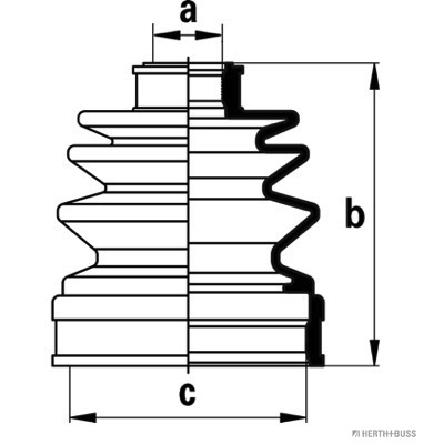 Herth+Buss Jakoparts Aandrijfashoes J2883001