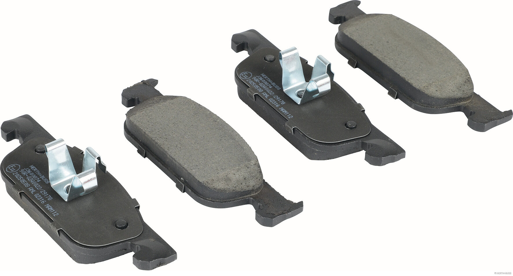 Herth+Buss Jakoparts Remblokkenset, schijfrem J3600874