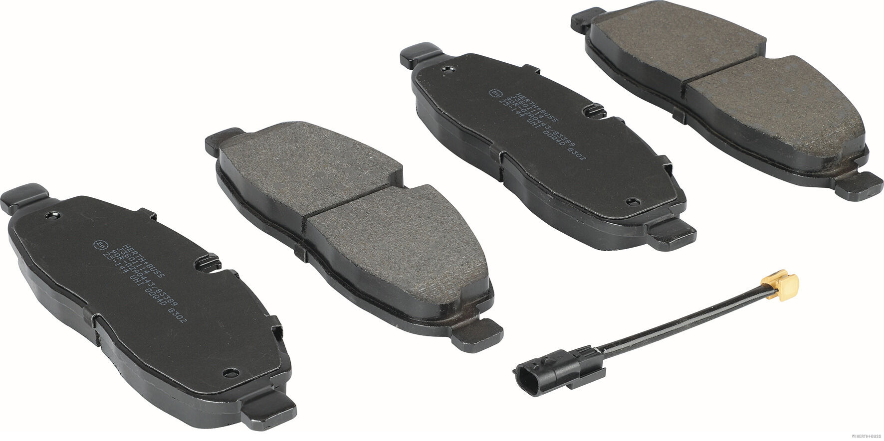 Herth+Buss Jakoparts Remblokkenset, schijfrem J3601114