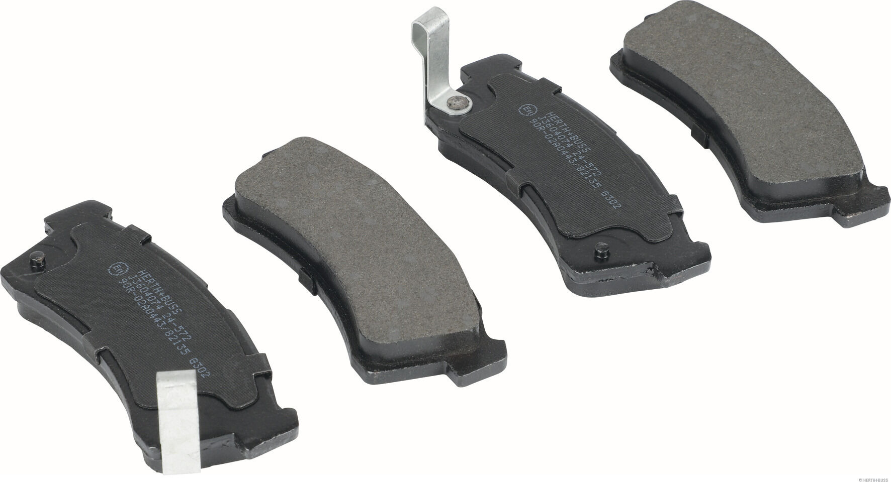 Herth+Buss Jakoparts Remblokkenset, schijfrem J3604074