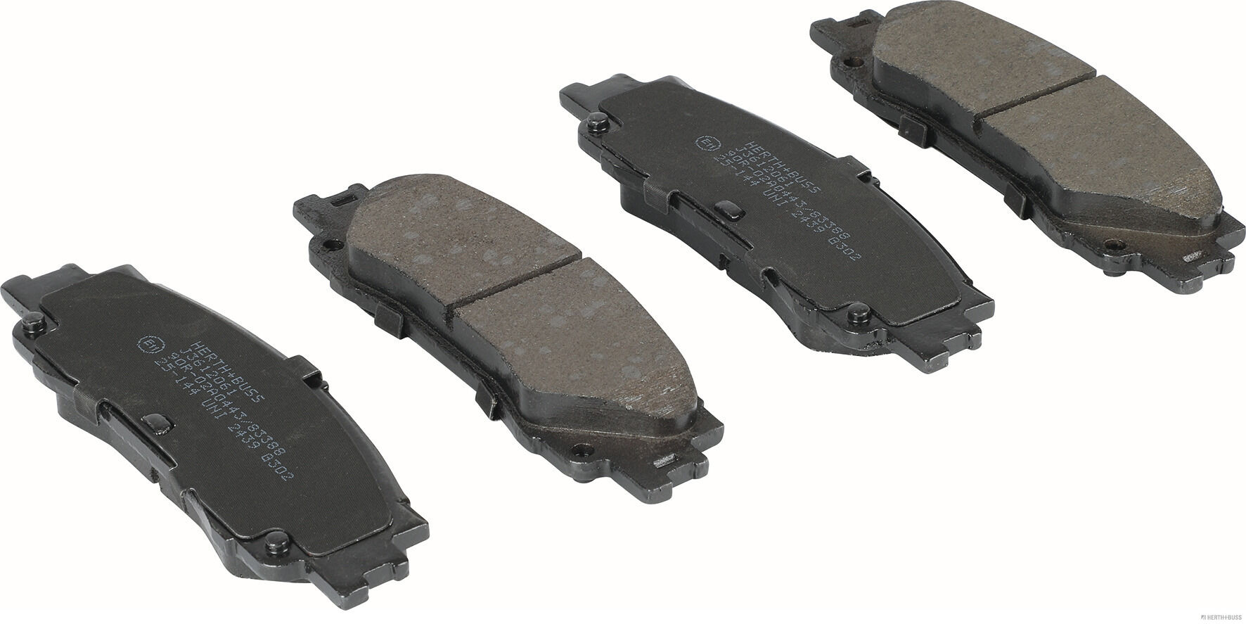 Herth+Buss Jakoparts Remblokkenset, schijfrem J3612061