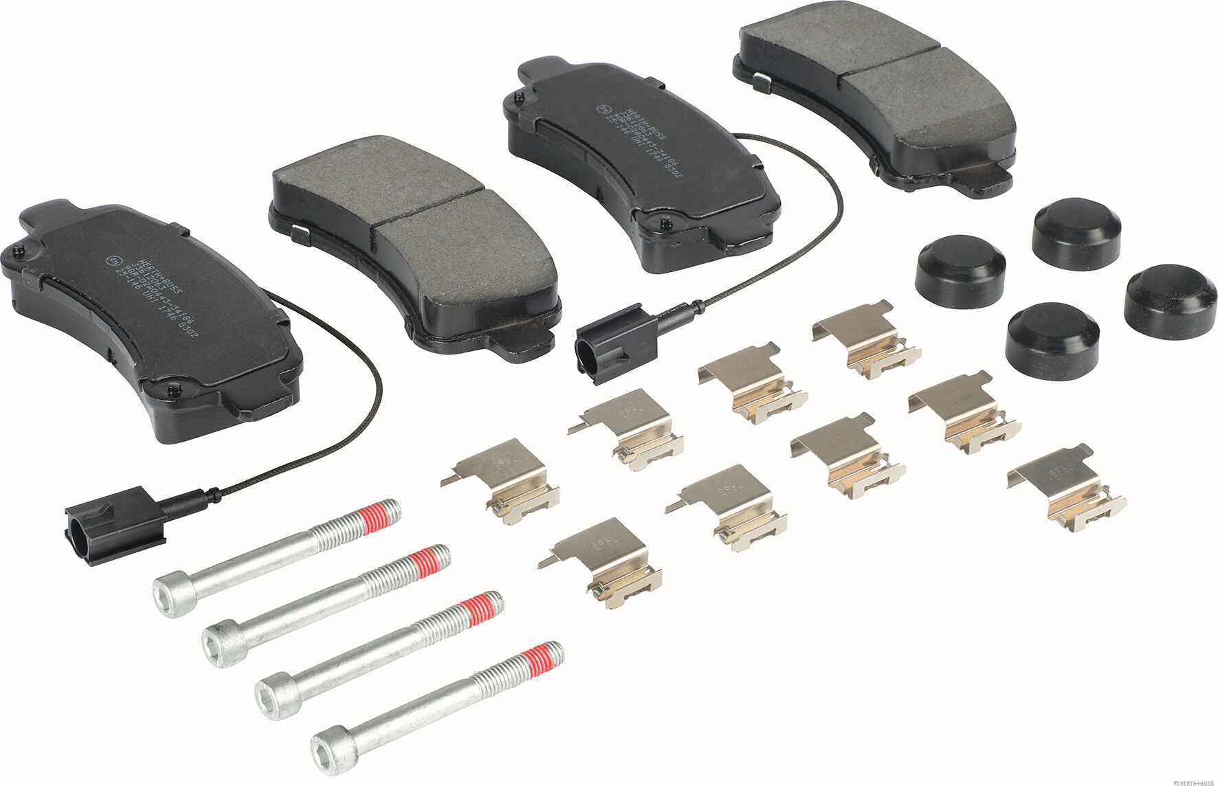 Herth+Buss Jakoparts Remblokkenset, schijfrem J3612063