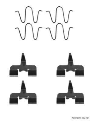 Herth+Buss Jakoparts Rem montageset J3663011