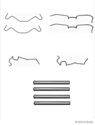 Herth+Buss Jakoparts Rem montageset J3666004