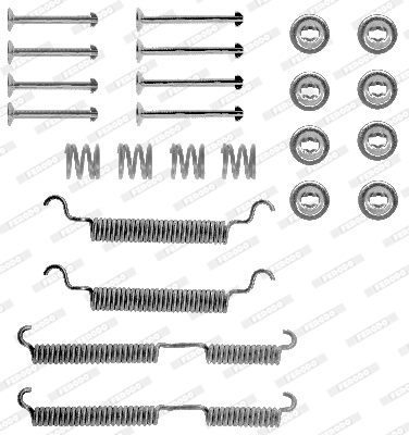 Ferodo Rem montageset FBA3