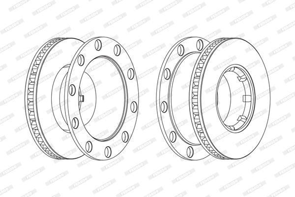 Ferodo Remschijven FCR243A