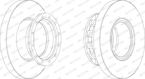 Ferodo Remschijven FCR245A