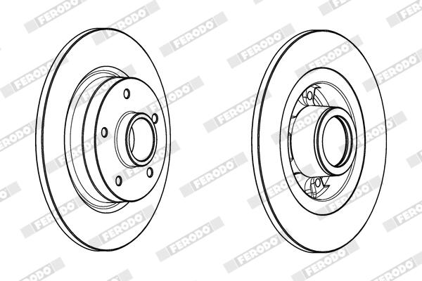 Ferodo Remschijf DDF1731C-1