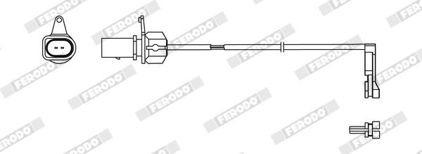 Ferodo Waarschuwingscontact, remvoering-/blokslijtage FWI519