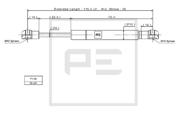 Pe Automotive Gasveer 010.442-00A