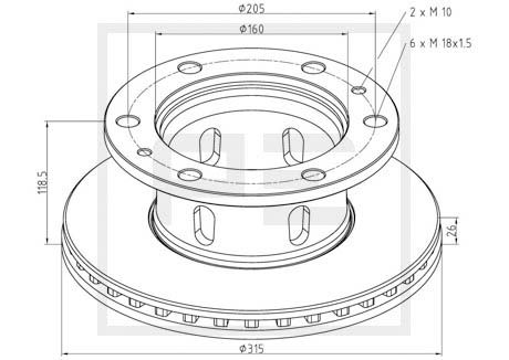 Pe Automotive Remschijven 026.652-10A