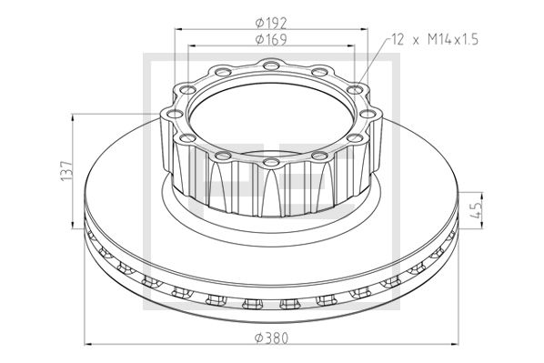 Pe Automotive Remschijven 036.006-00A