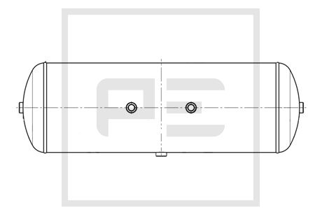 Pe Automotive Luchtreservoir, pneumatisch systeem 076.462-80A