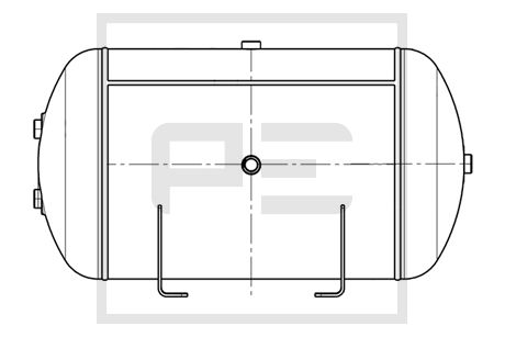 Pe Automotive Luchtreservoir, pneumatisch systeem 076.515-80A