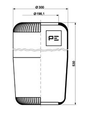 Pe Automotive Veerbalg 084.017-70A