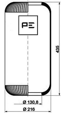 Pe Automotive Veerbalg 084.087-70A