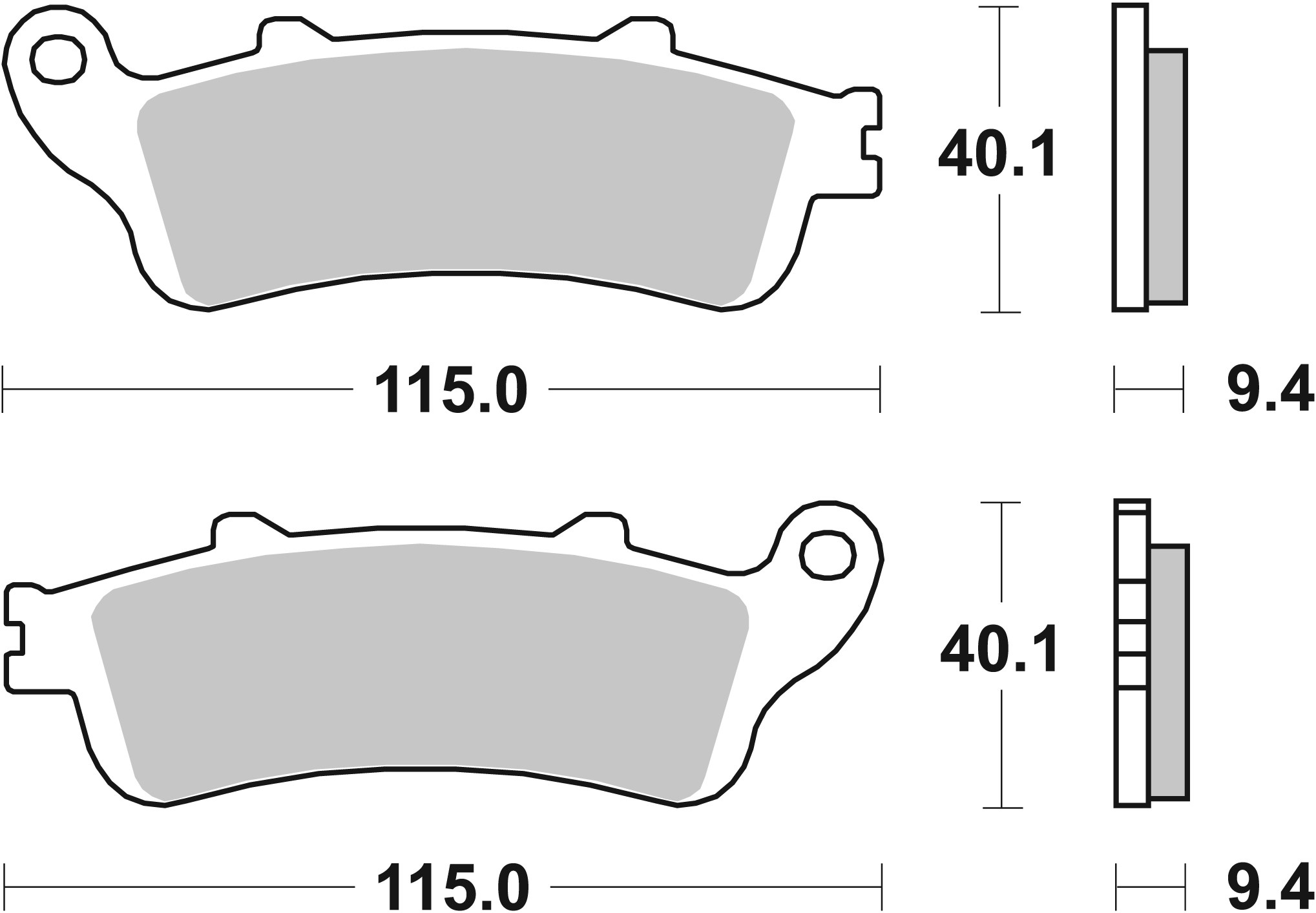Brembo Remblokkenset, schijfrem 07034