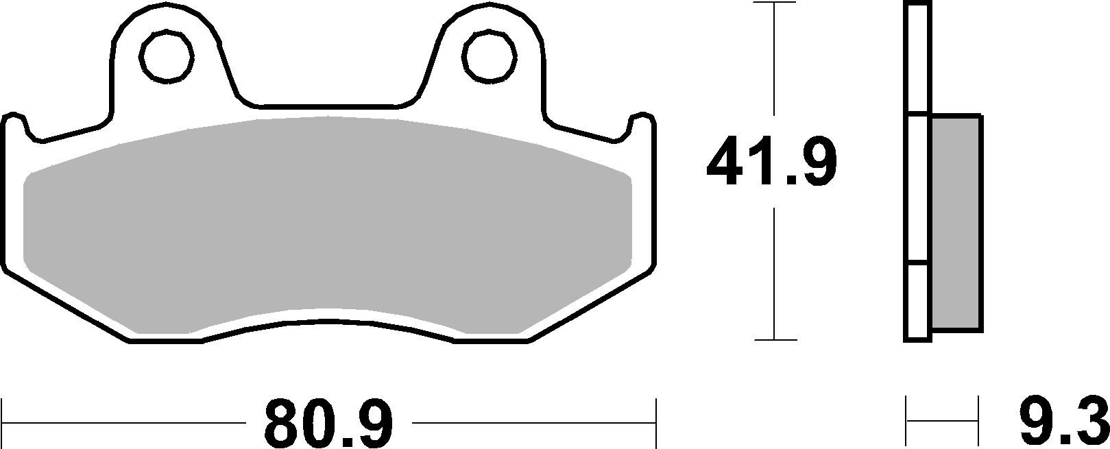 Brembo Remblokkenset, schijfrem 07038XS