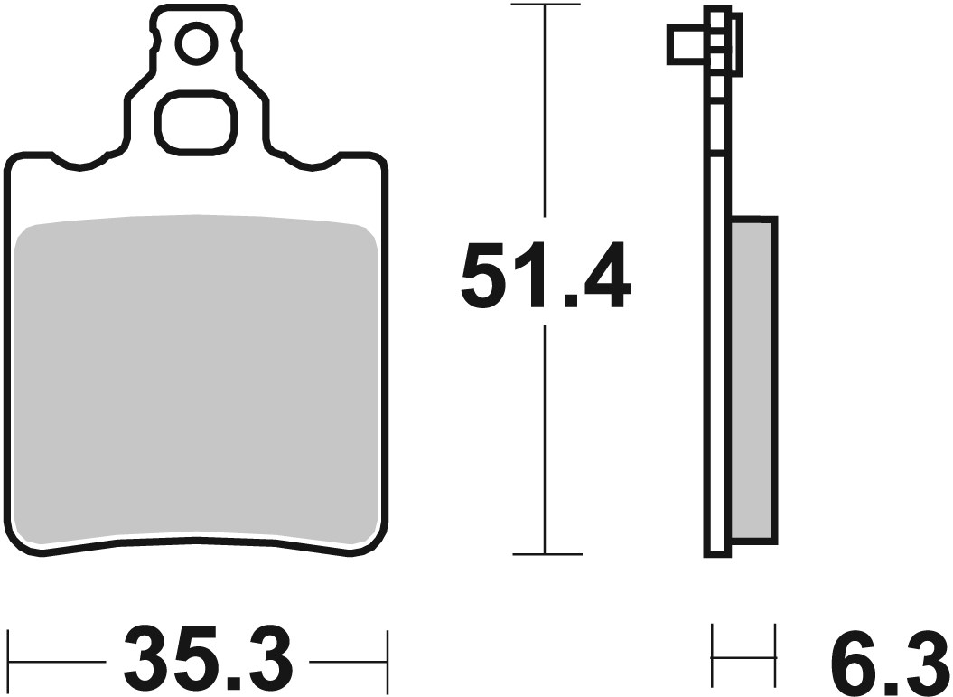 Brembo Remblokkenset, schijfrem 07084