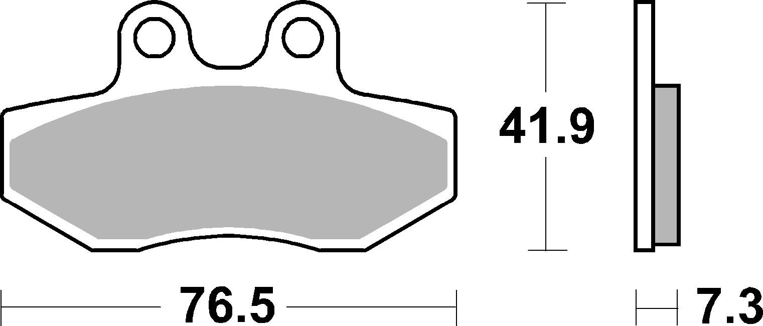 Brembo Remblokkenset, schijfrem 07089