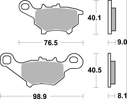Brembo Remblokkenset, schijfrem 07091