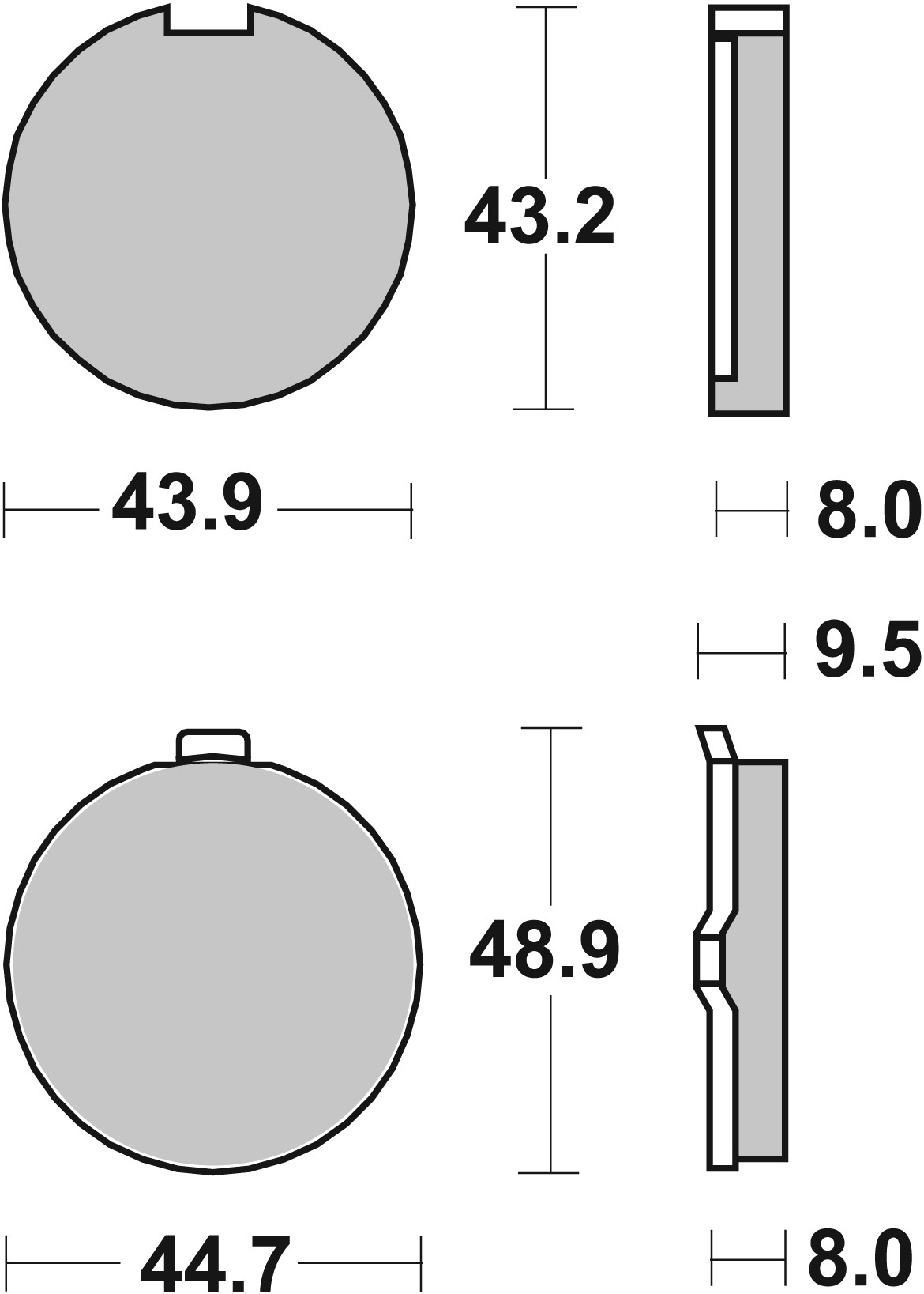 Brembo Remblokkenset, schijfrem 07GR6319