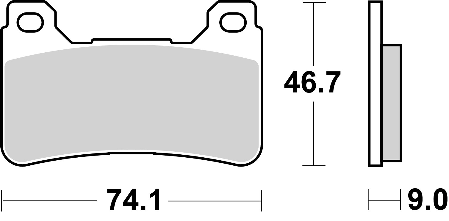 Brembo Remblokkenset, schijfrem 07HO50RC