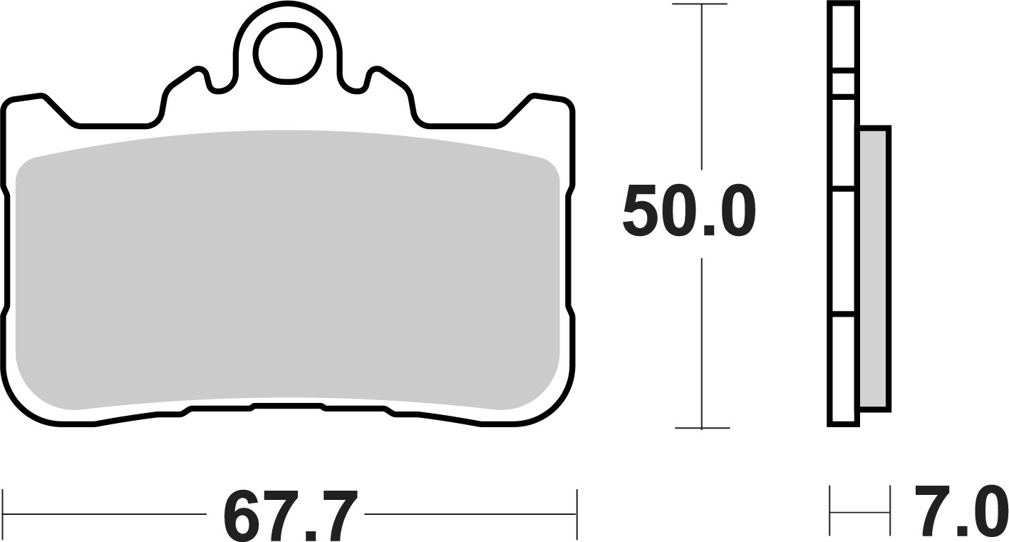 Brembo Remblokkenset, schijfrem 07HO72SA